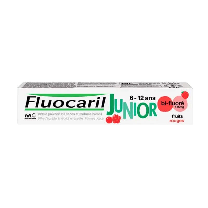 Fluocaril Junior Gel de fructe roșii 75 ml