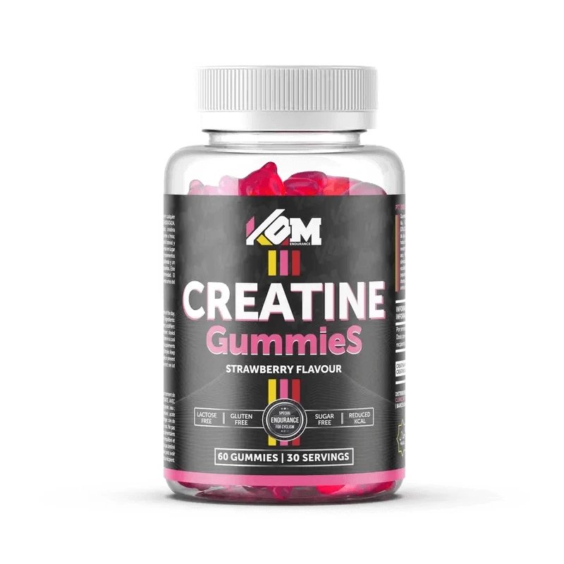Kom Endurance Creatine Sports Nutrition , 60 de gume de creatină cu aromă de căpșuni