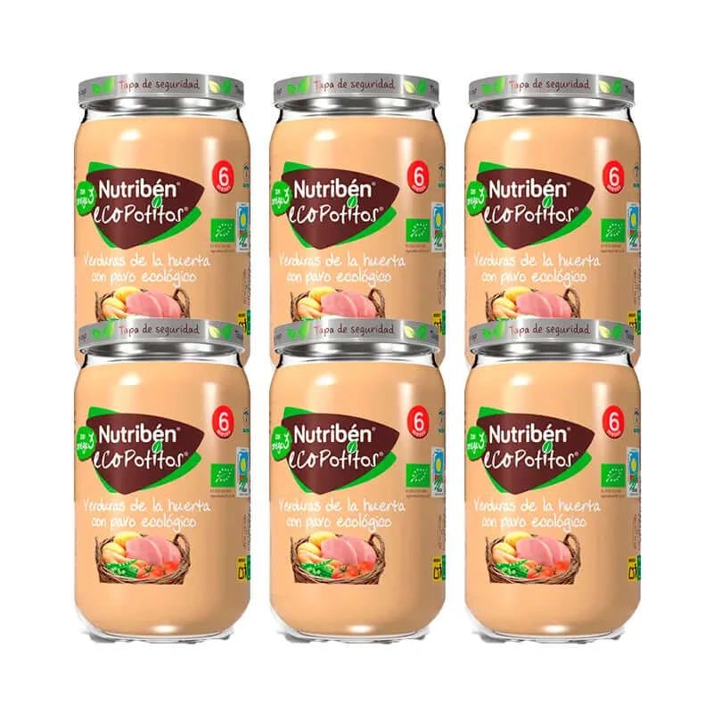 Nutriben Potito Eco Vegetable Garden Curcan 6x235g