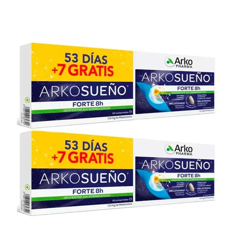 Arkopharma Arkosueño Forte 8H Bicapa, 2X60 Tablete