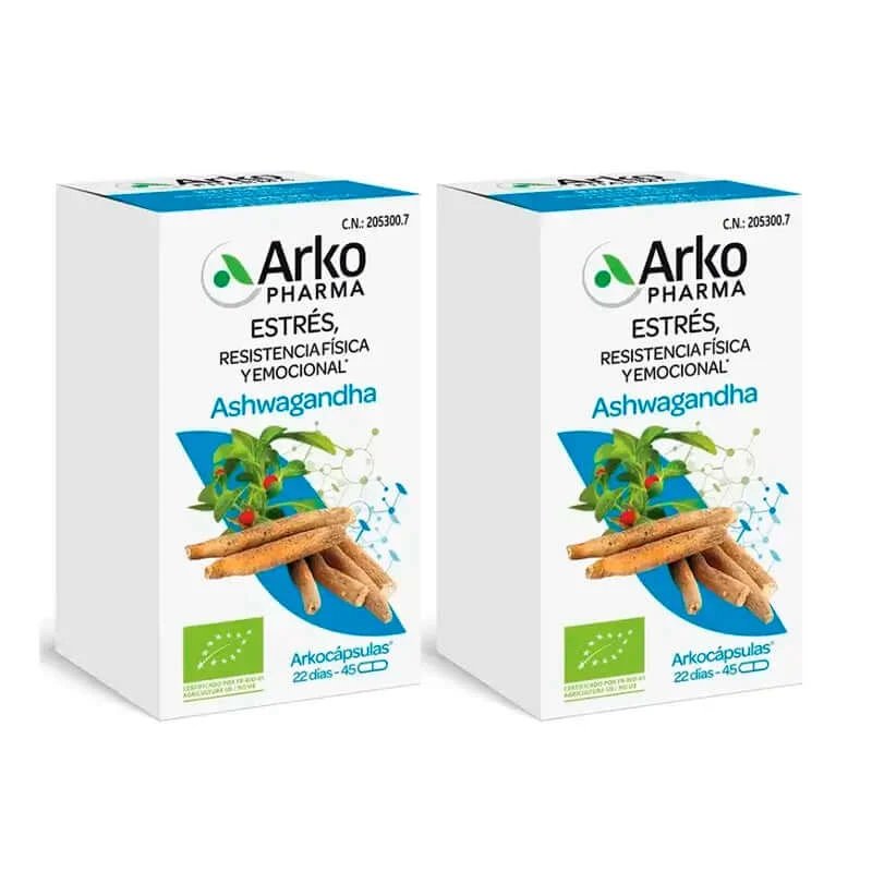 Arkopharma Arkocápsulas Ashwagandha Bio, 45 capsule