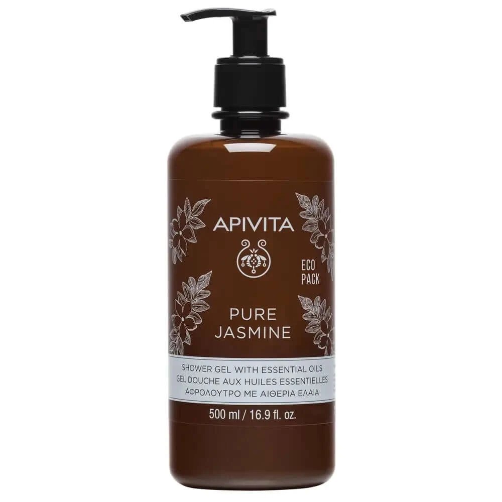 APIVITA Gel de baie pur de iasomie cu uleiuri esențiale 500 ml