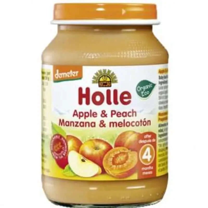 Holle Apple & Peach 4 luni 190G Demeter