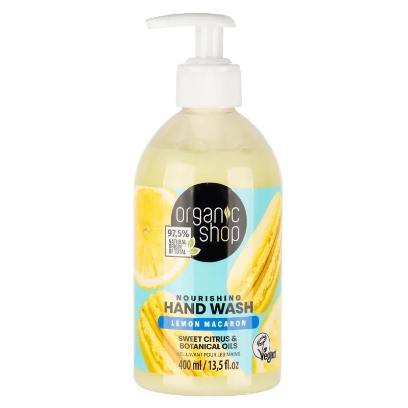 Organic Shop Crp Săpun de mâini hrănitor Lemon Macaron , 400 ml