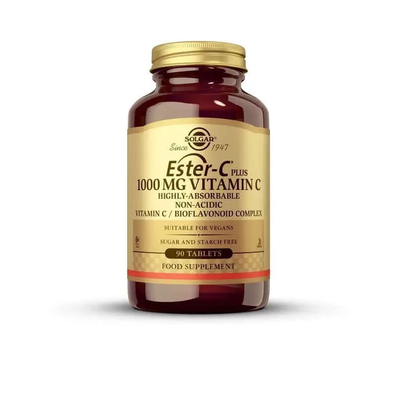 Solgar Ester-C Plus 1000mg, 90 tablete