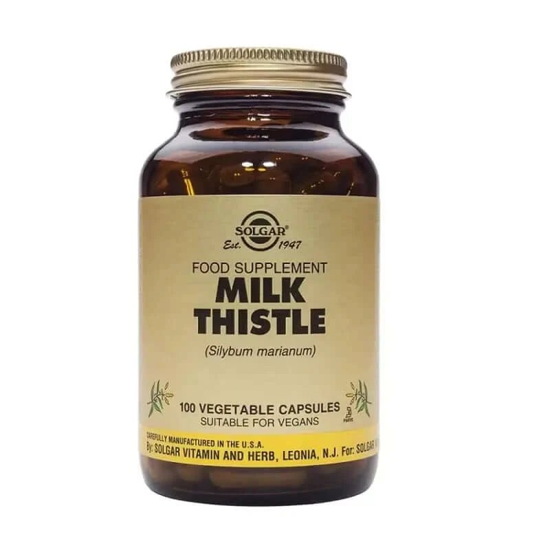 Solgar Milk Thistle, 100 Capsule