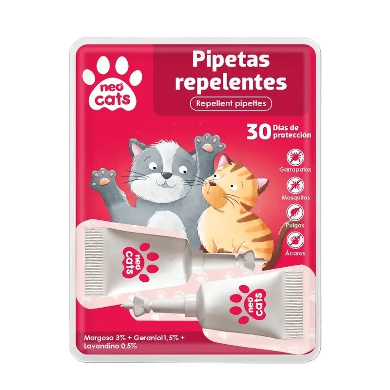 Neo Cats Anti-Insect Repellent Pipetă 2 bucăți