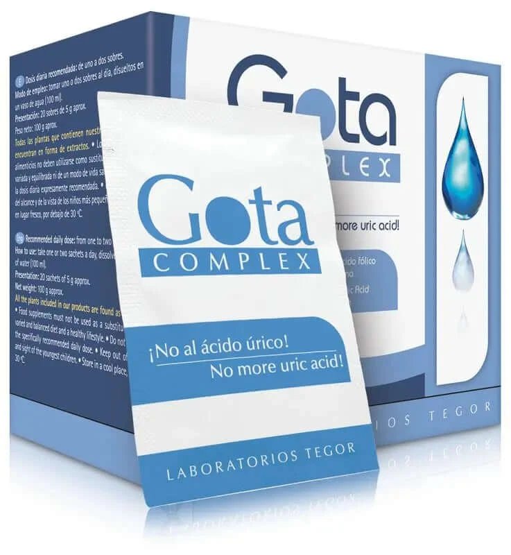 Tegor Gout Complex, 20 plicuri