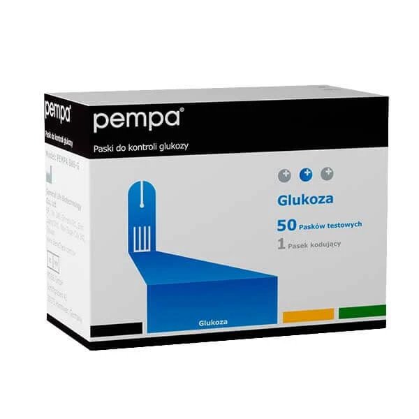 Pempa BK6-G, benzi de testare pentru glucometru, 50 unități