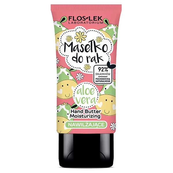 Flos-lek, unt de mâini cu aloe vera, hidratant, 50 ml