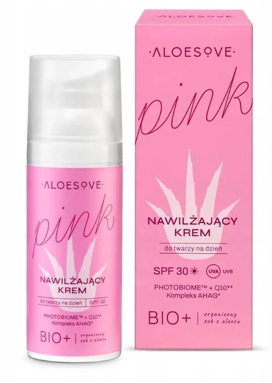 Aloesove Pink Day Protection Cremă de față hidratantă SPF 30, 50 ml