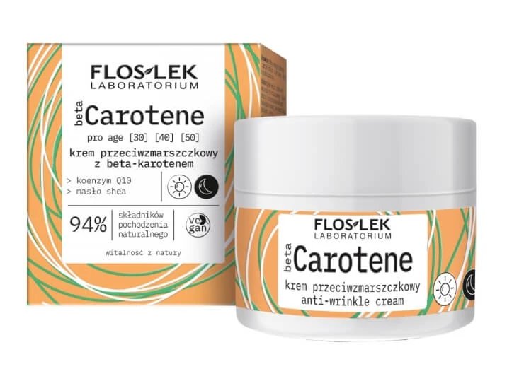 Flos-Lek Beta Carotene, Cremă antirid, 50 ml