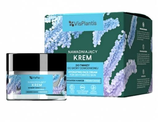 VisPlantis Cremă de față hidratantă pentru ten deshidratat, 50 ml