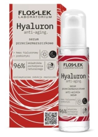 Flos-Lek, Hyaluron anti-îmbătrânire, Ser antirid 96%, 30 ml