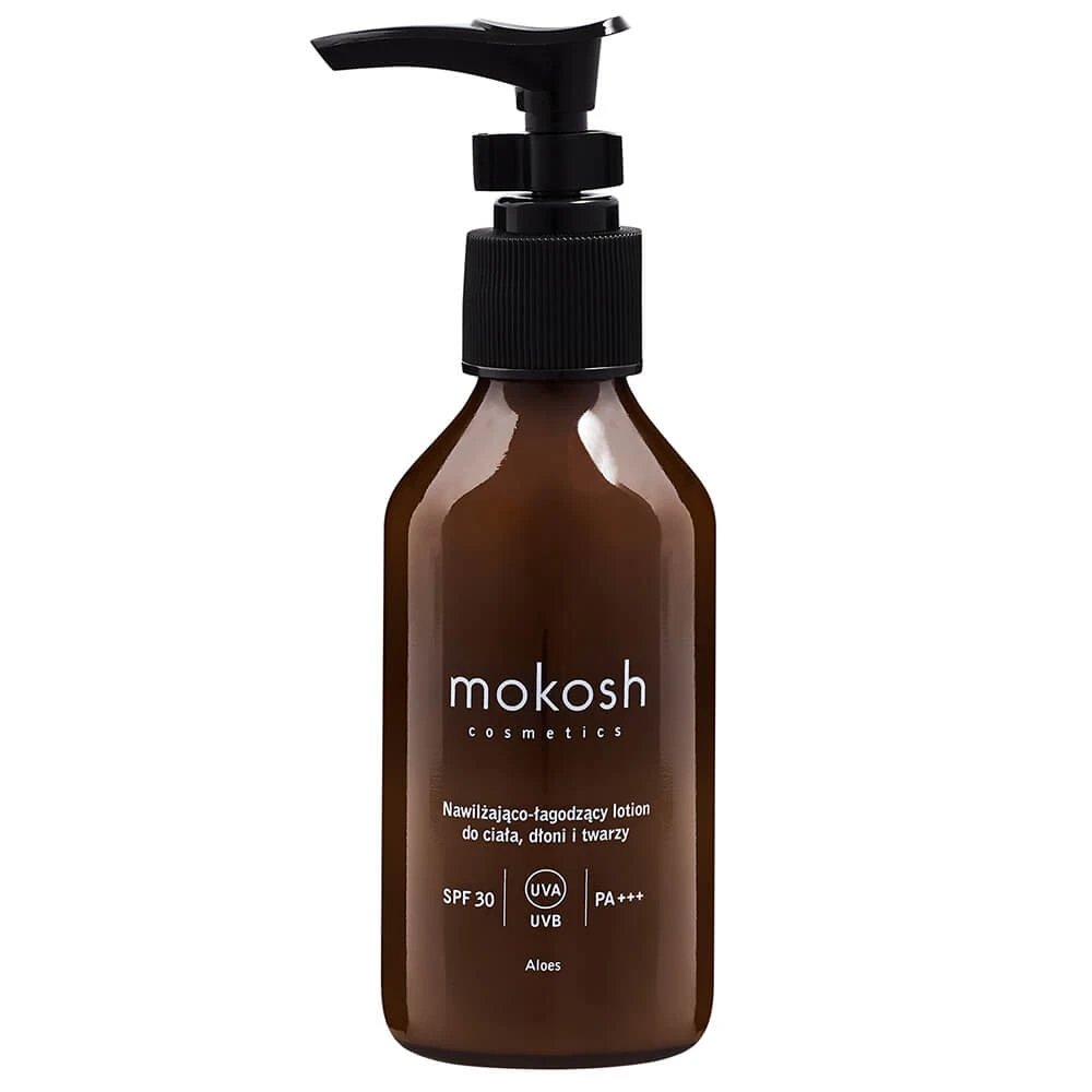 Mokosh, loțiune hidratantă și calmantă pentru corp, mâini și față, SPF 30, 100 ml