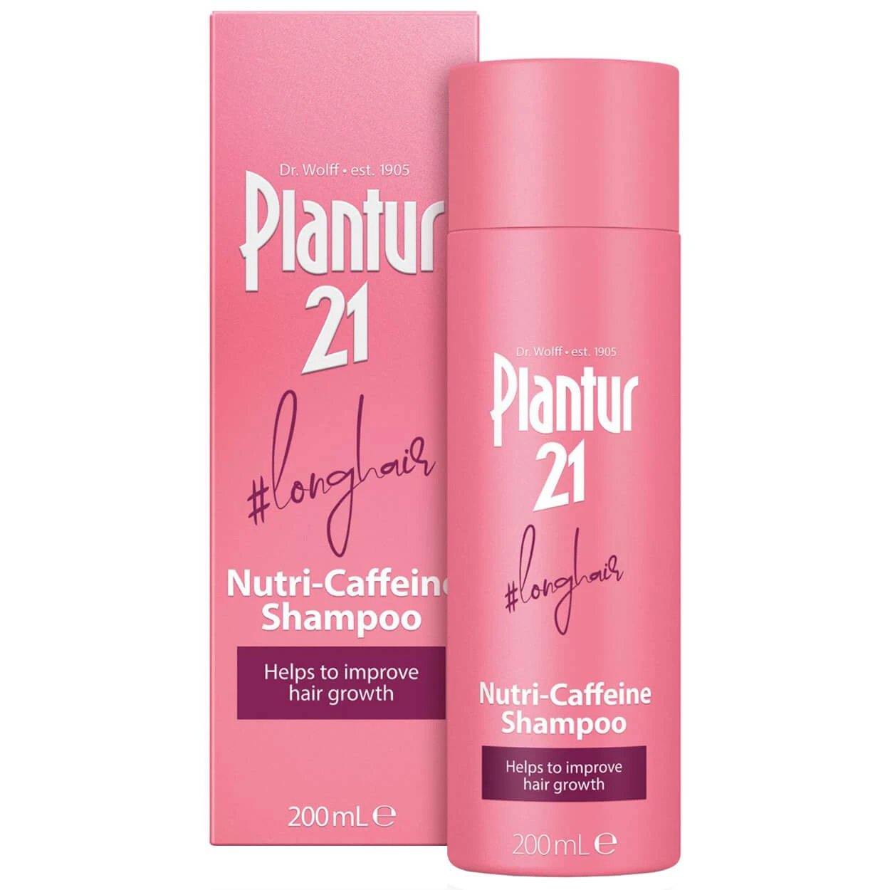Plantur 21 Nutri-Caffeine păr lung, șampon stimulator de creștere, 200 ml