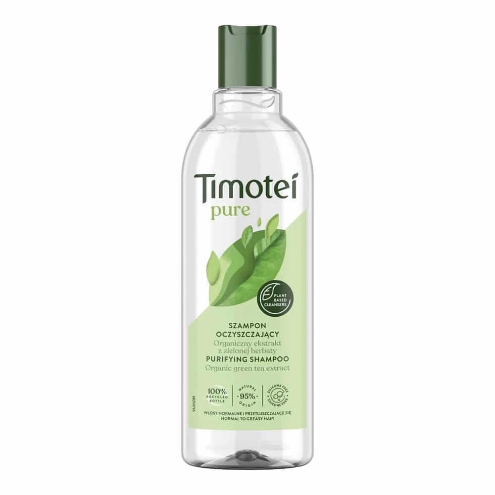 Șampon Timotei Pure pentru păr normal până la gras, 400 ml