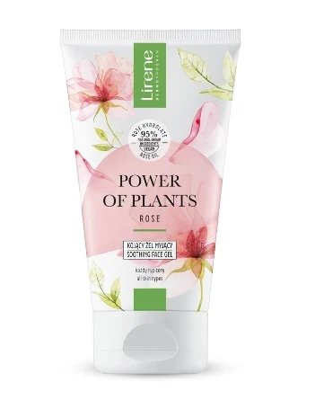 Lirene Power of plants Rose Gel de curățare calmant, 150 ml