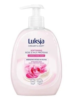 Luxja, Săpun lichid cremos Trandafir și proteine din lapte, 500 ml