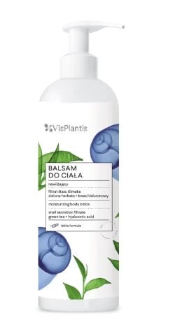 VisPlantis Loțiune hidratantă pentru corp cu filtrat de mucus de melc, 400 ml
