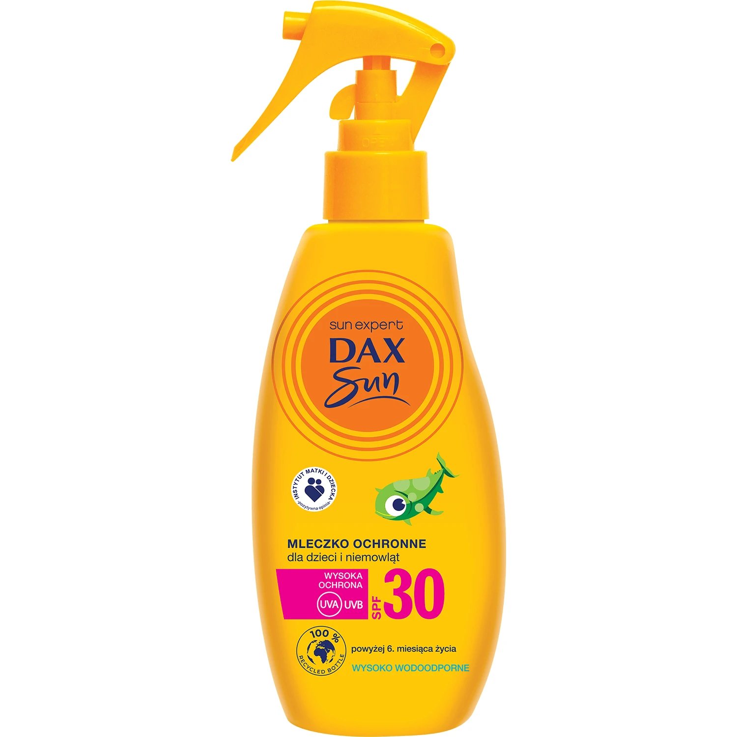 DAX Sun, lapte protector pentru copii și bebeluși, rezistent la apă, SPF 30, 200 ml