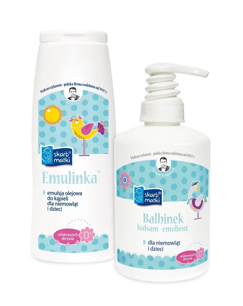 Set emolient Skarb Matki Emulinka, 250 ml + Balbinek, 275 ml