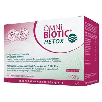 Omni biotic hetox 30 6 g pliculețe