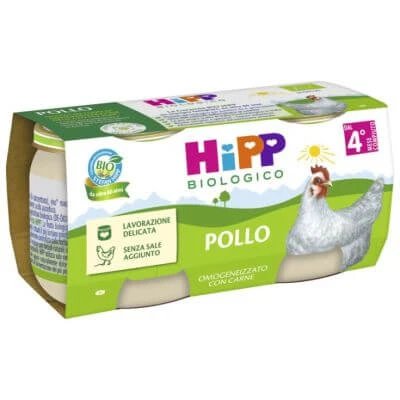 Hipp bio pui omogenizat 2 bucăți 80 g