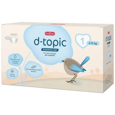 Scutece D-topic mărimea 1 26 bucăți