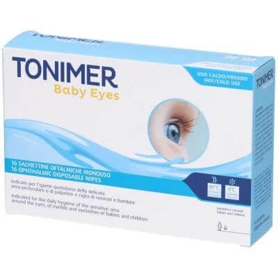 Șervețele oftalmice pentru copii Tonimer eyes 16 bucăți