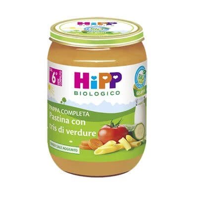 Hipp bio hipp bio hrană pentru copii gata de consum trecut tris legume 190 g