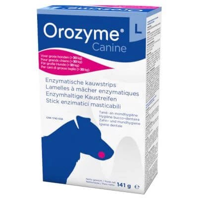 Orozyme canin benzi enzimatice masticabile pentru câini mari