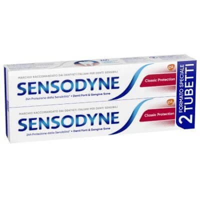 Sensodyne protecție clasică 2 x 75 ml