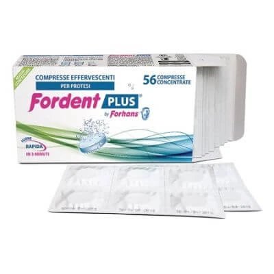 Fordent plus 56 comprimate concentrate pentru proteze dentare și aparate dentare
