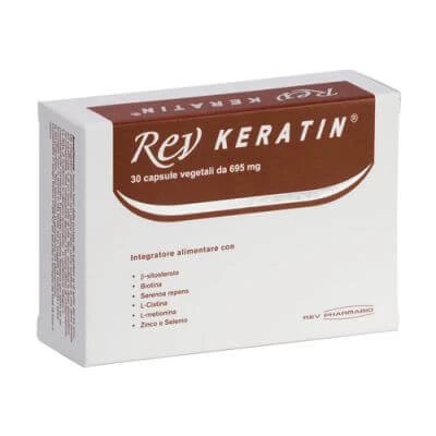 Rev keratina 30 capsule