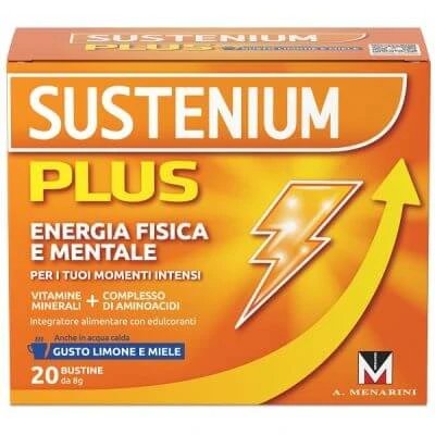 Sustenium plus lămâie și miere 20 pliculețe 8 g