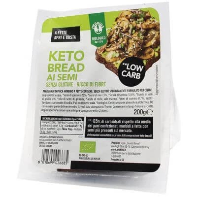 Pâine Probios keto cu semințe fără gluten 200 g