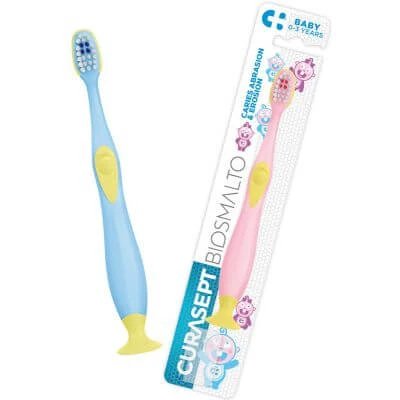 Periuța de dinți pentru copii Curasept bio enamel 0-3 ani