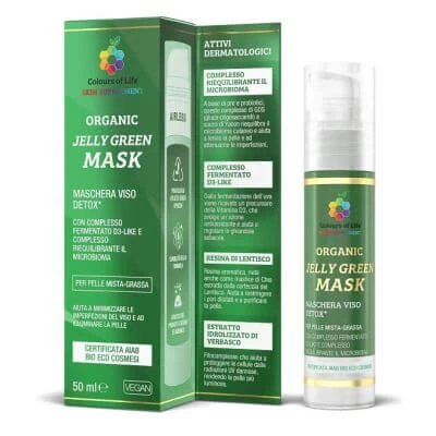 Jeleu verde mască organică 50 ml