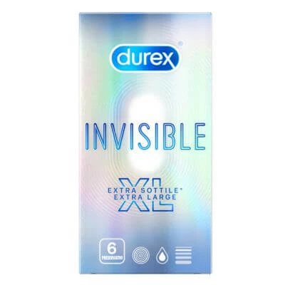 Prezervativ Durix invisible xl 6 bucăți