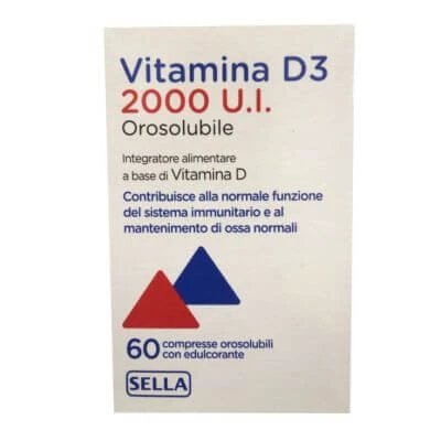 Vitamina d3 2000ui orosolubilă 60 comprimate