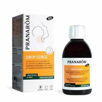 Pranarom aromaforce bio miere sirop pentru gât 150 ml