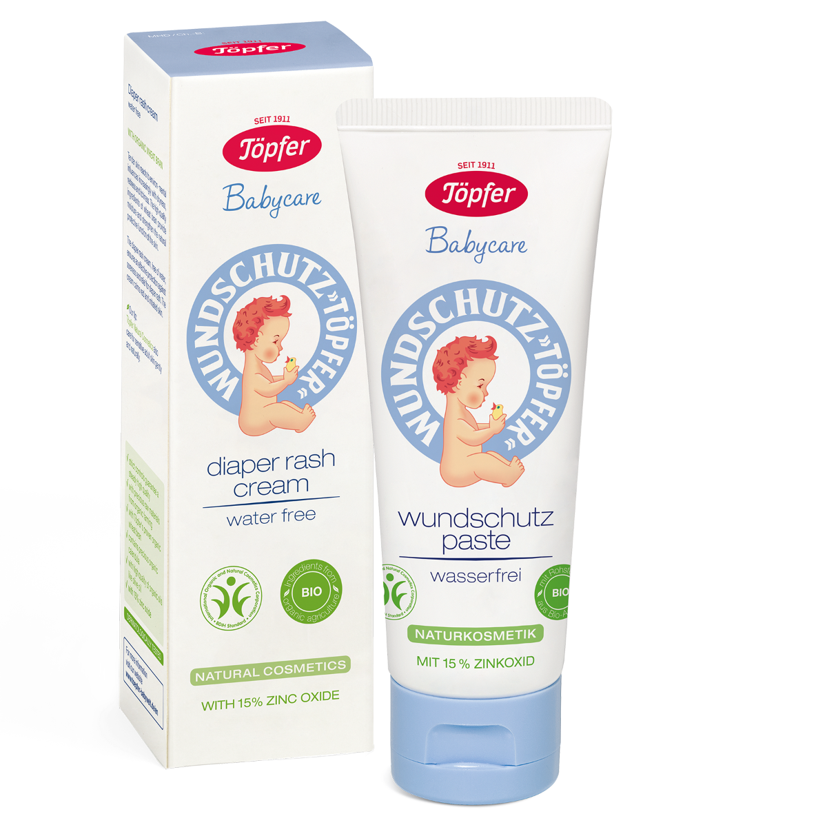 Crema protectoare pentru eritem fesier, 75ml, Topfer