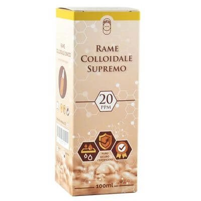 Cupru coloidal suprem 20ppm 100 ml