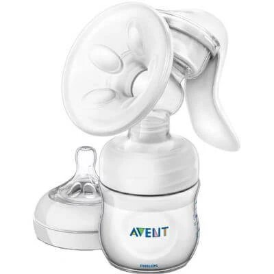 Pompă de sân manuală Avent natural cu sistem via