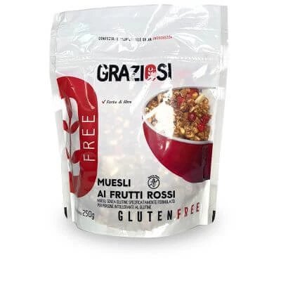 Muesli cu fructe roșii 250 g