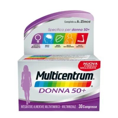 Multicentrum femeie 50+ 60 comprimate