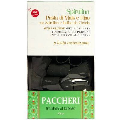 Nutri tea paccheri cu spirulină porumb și orez 250 g