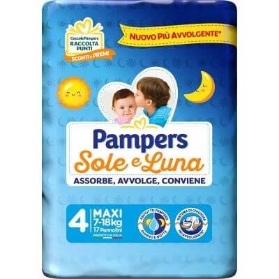 Pampers sun&moon maxi 17 bucăți