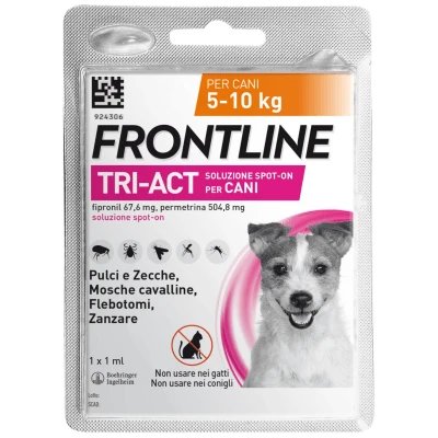 Frontline tri-act*1pip 5-10kg